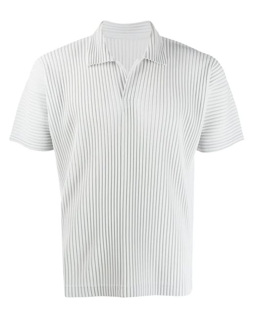 Homme Pliss Issey Miyake pleated polo shirt