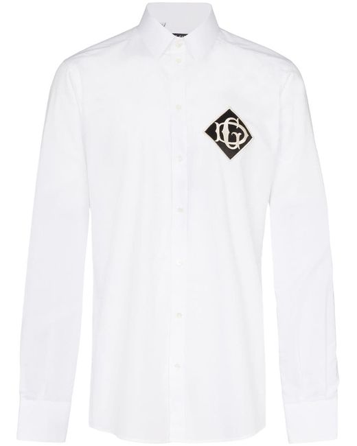 Dolce & Gabbana DG logo patch shirt
