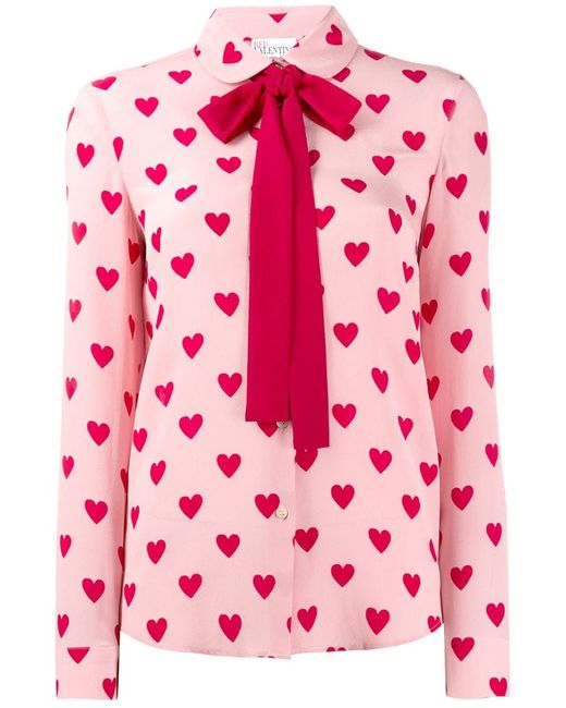 RED Valentino REDV heart print shirt