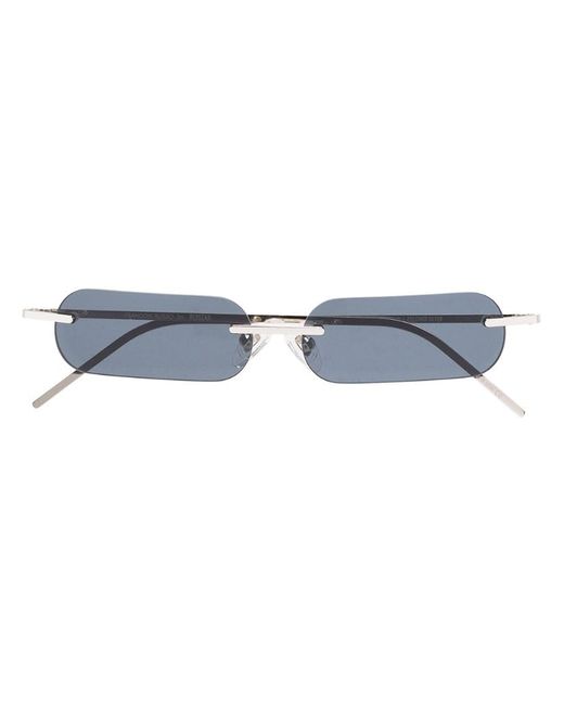 Blyszak silver and blue Francois Russo sunglasses