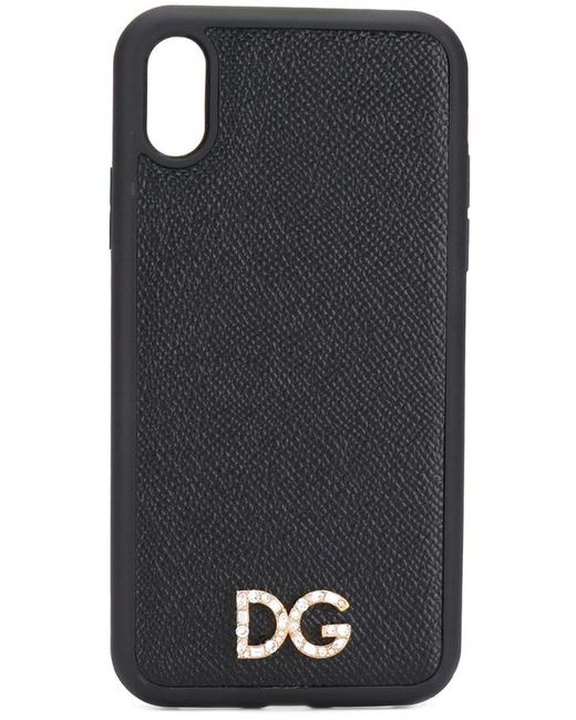 Dolce & Gabbana Crystal Logo iPhone X case