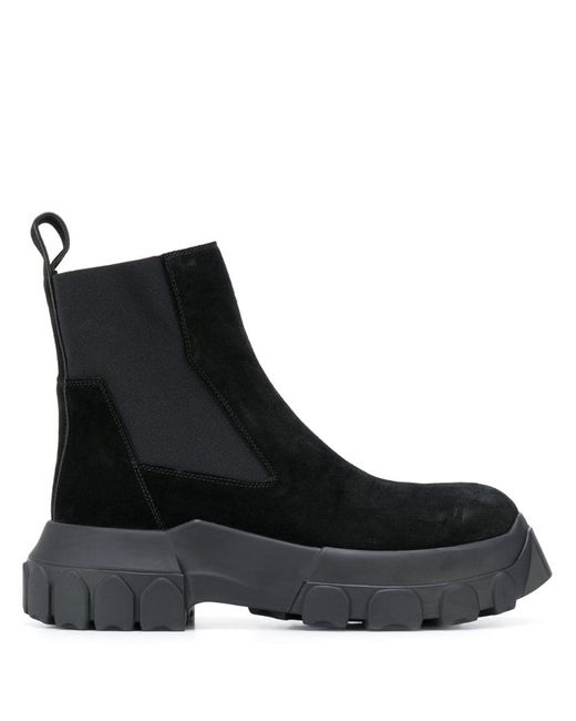 Rick Owens suede ankle boots