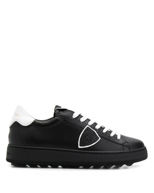 Philippe Model crest patch sneakers