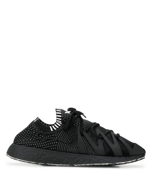 Y-3 perforated logo sneakers