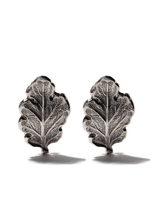 Buccellati leaf earrings