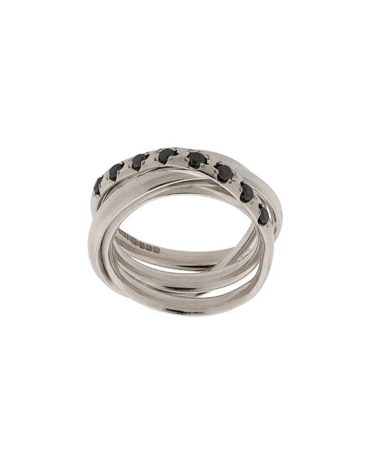 Chin Teo layered embellished ring