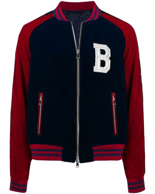 Balmain logo bomber jacket