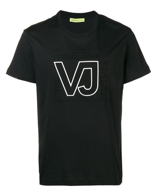 Versace Jeans embossed logo T-shirt