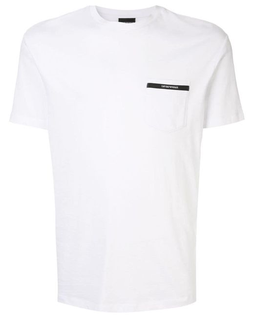 Emporio Armani chest pocket T-shirt