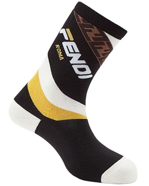 Fendi logo socks