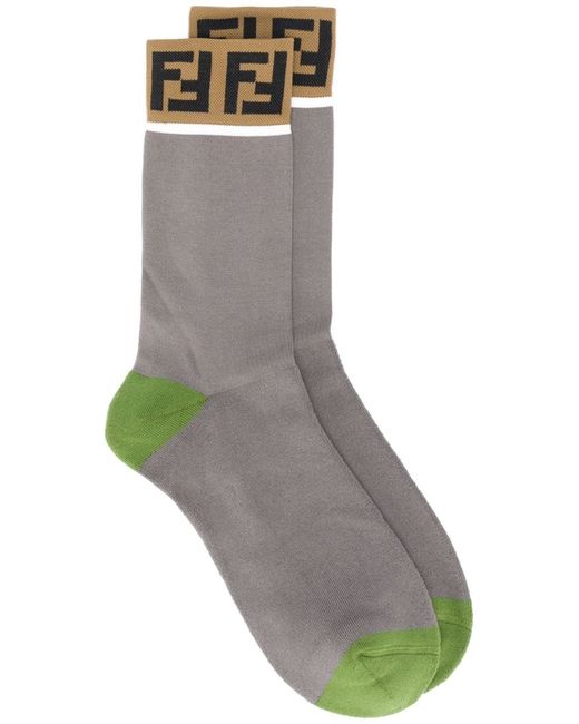 Fendi logo ankle socks