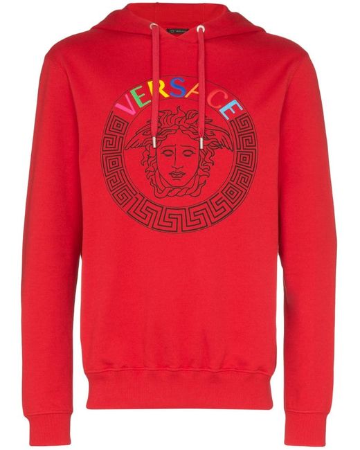 Versace Medusa logo-print hoodie