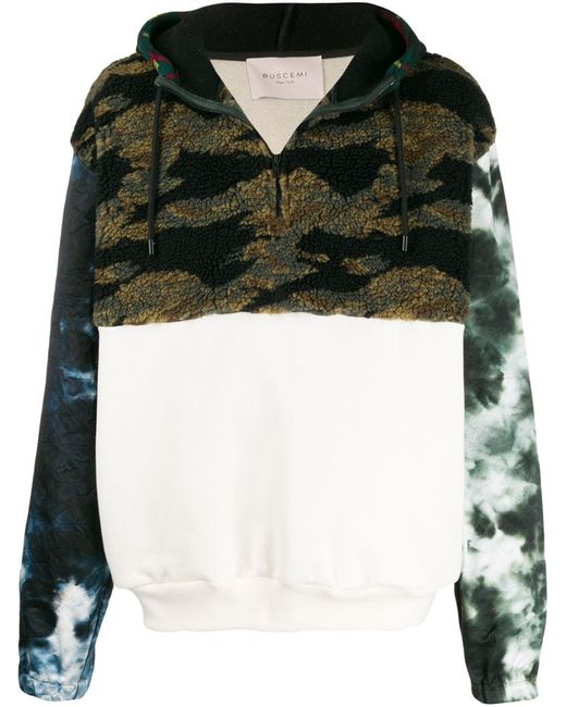 Buscemi printed fleece hoodie
