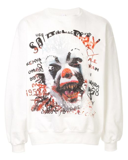 Doublet clown print sweatshirt