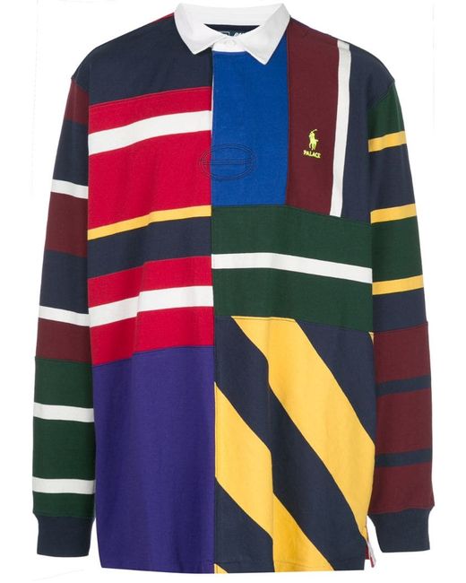 Palace pieced rugby shirt