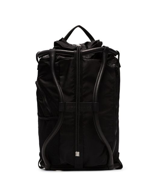 Y / Project leather-trimmed backpack