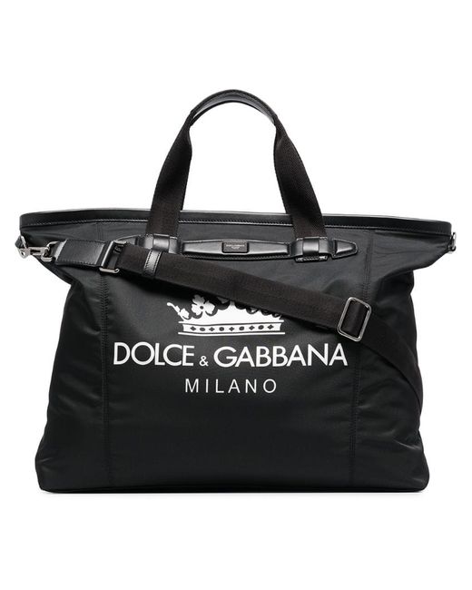 Dolce & Gabbana and white logo holdall