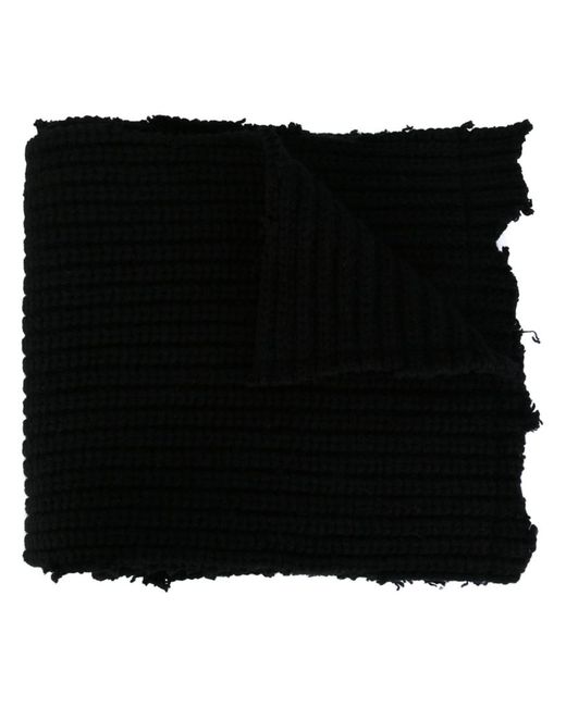 Raf Simons logo patch scarf