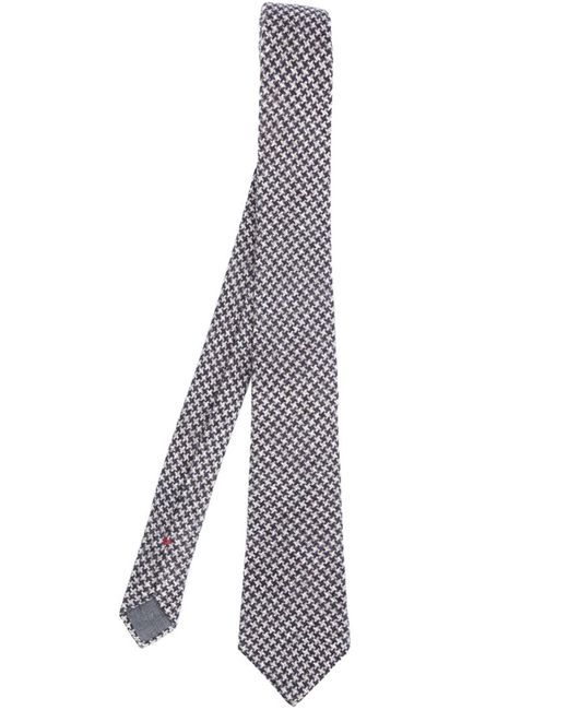 Brunello Cucinelli houndstooth pattern tie