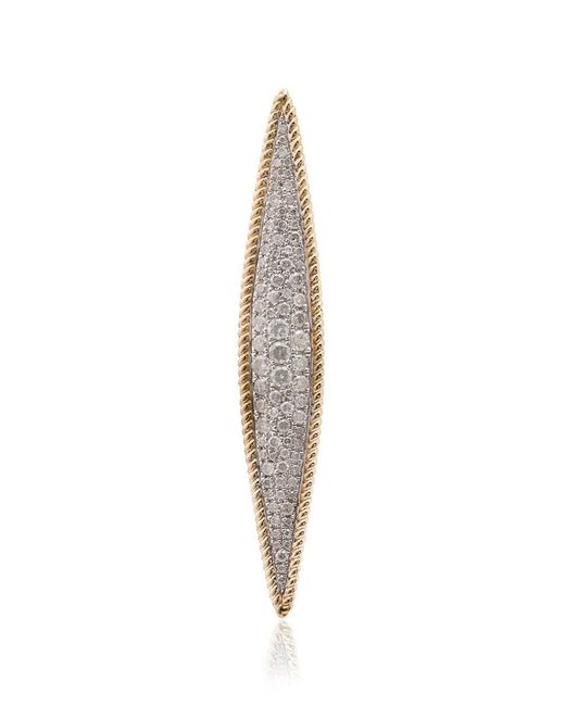 Yvonne Léon Marquise 18kt diamond earrings
