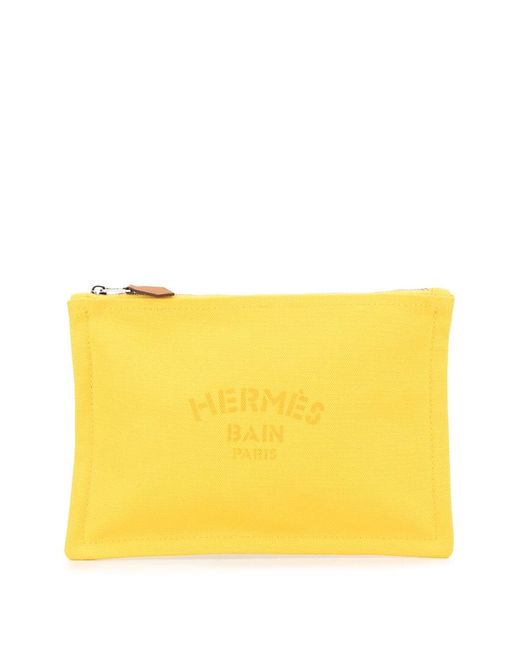 Hermès Pre-Owned flat PM Yachting pouch