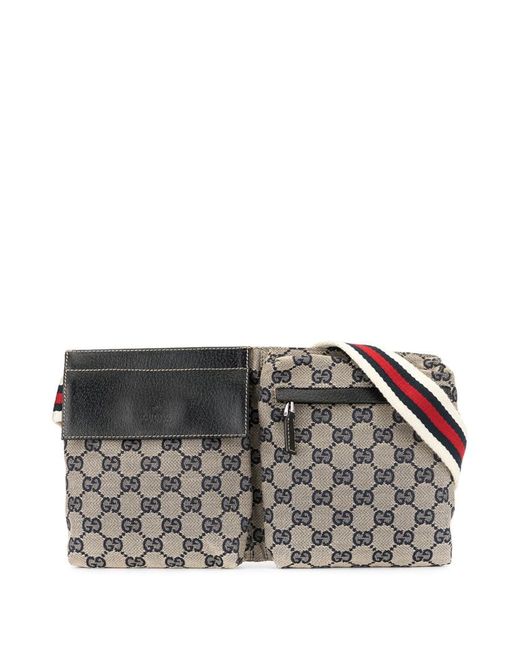 Gucci Pre-Owned Shelly Line GG Supreme belt bag