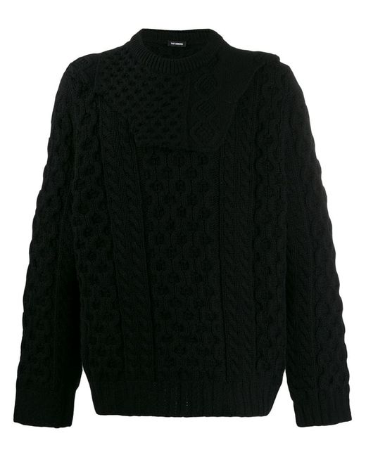 Raf Simons cable-knit sweater