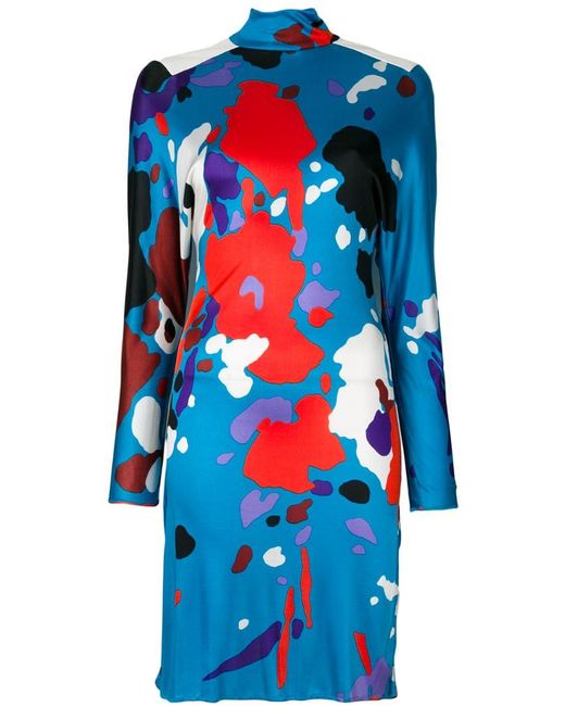 Versace Pre-Owned abstract print dress