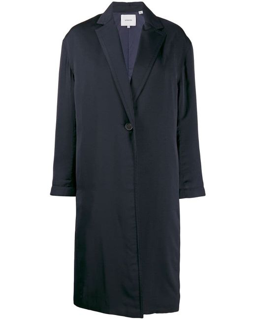 Vince loose-fit single-breasted coat