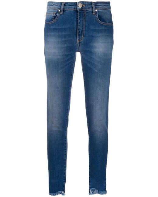 Federica Tosi frayed cropped skinny jeans
