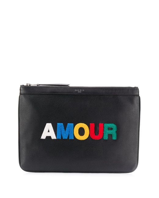 Sandro Amour clutch bag