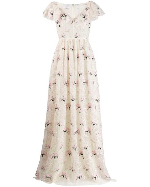 Giambattista Valli floral print lace gown