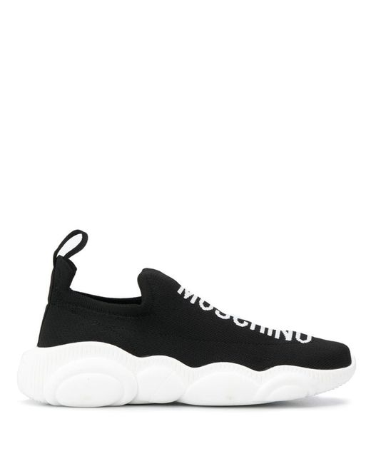 Moschino logo slip-on sneakers