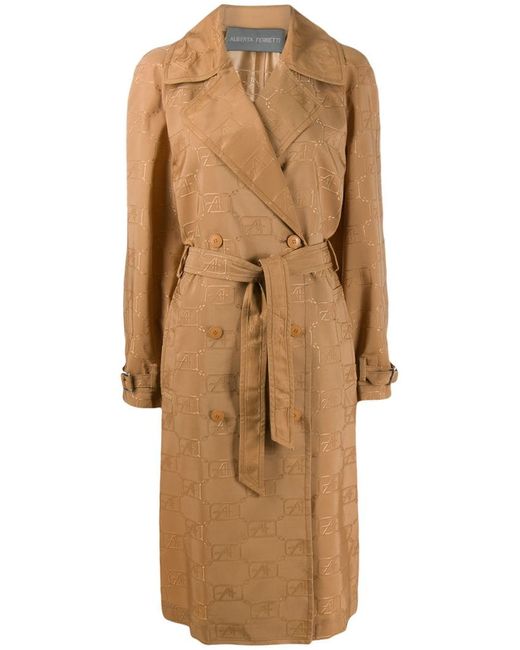 Alberta Ferretti belted trench coat