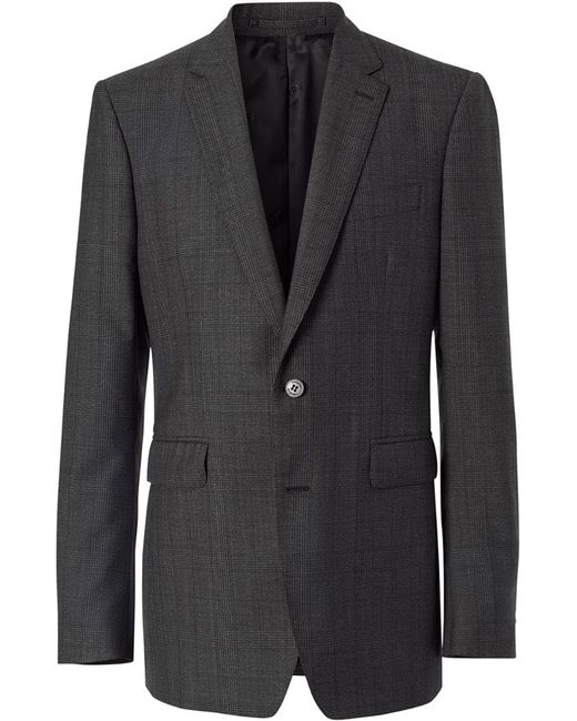 Burberry Classic Fit Check Wool Three-piece Suit