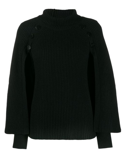 Paule Ka button-detail knit sweater