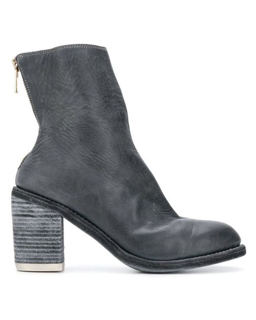 Guidi back zip ankle boots