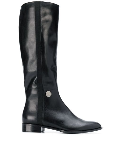 Emporio Armani equestrian-style boots