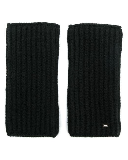 Saint Laurent fingerless knitted gloves