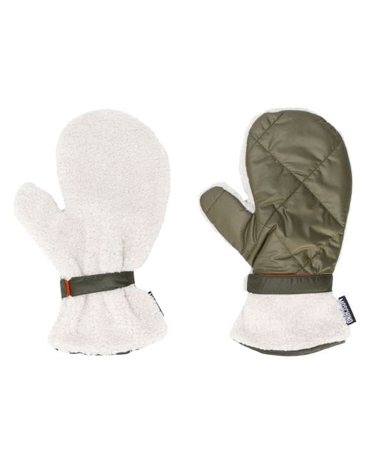 Moschino fleece-lined gloves