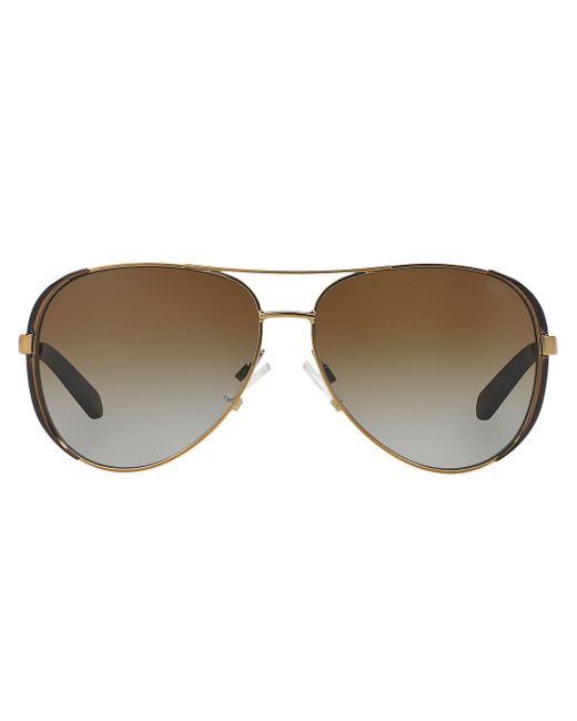 Michael Kors aviator shaped sunglasses