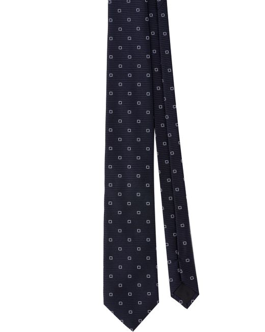 Prada geometric print tie