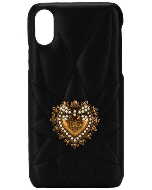 Dolce & Gabbana heart plaque iPhone X/Xs case