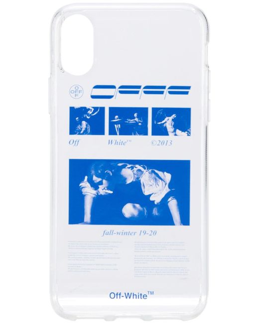 Off-White iPhone X graphic print case