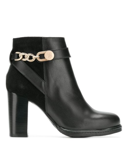 Tommy Hilfiger leather ankle boots