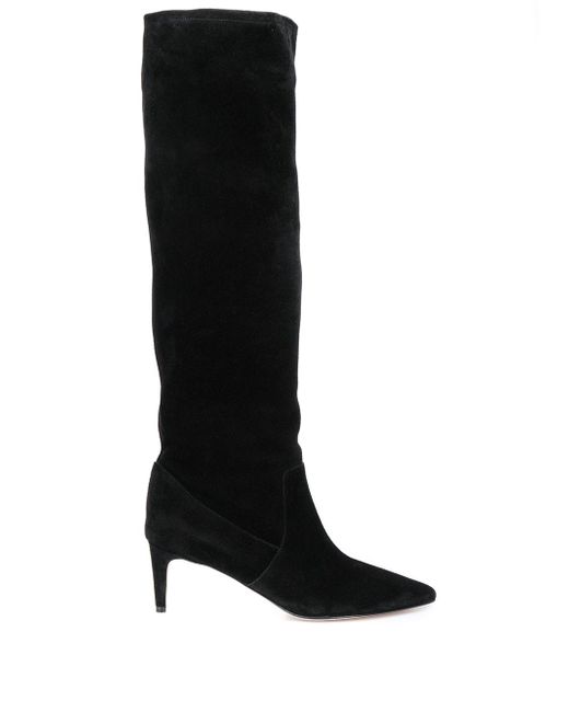 RED Valentino REDV suede knee-high boots