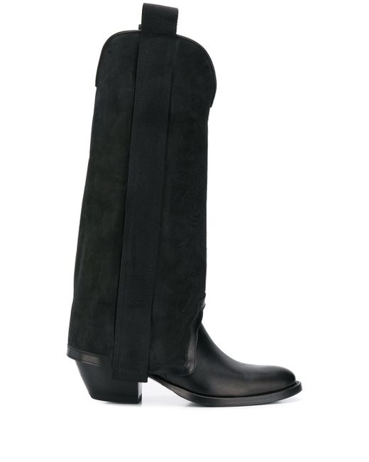 Bruno Bordese tall panelled boots