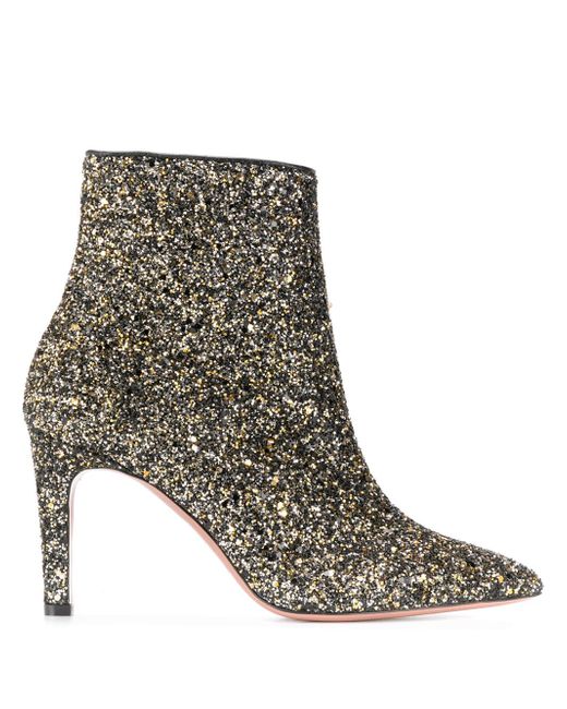 P.A.R.O.S.H. . glittered ankle boots