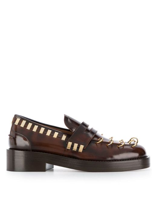 Marni piercing detail loafers
