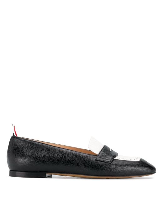 Thom Browne Pebbled Penny Loafers